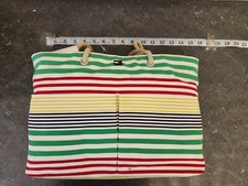 Tommy Hilfiger Tote Bag Canvas Purse Flag Rope