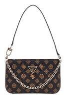 Guess Noelle Mini Top Zip Shoulder Bag Schultertasche Tasche Mocha Logo Neu
