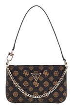 GUESS Noelle Mini Top Zip Shoulder Bag Schultertasche Tasche Mocha Logo Neu