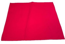 Red Linen Napkins 17 X17 Restaurant Quality 12 Ct. Pre owned