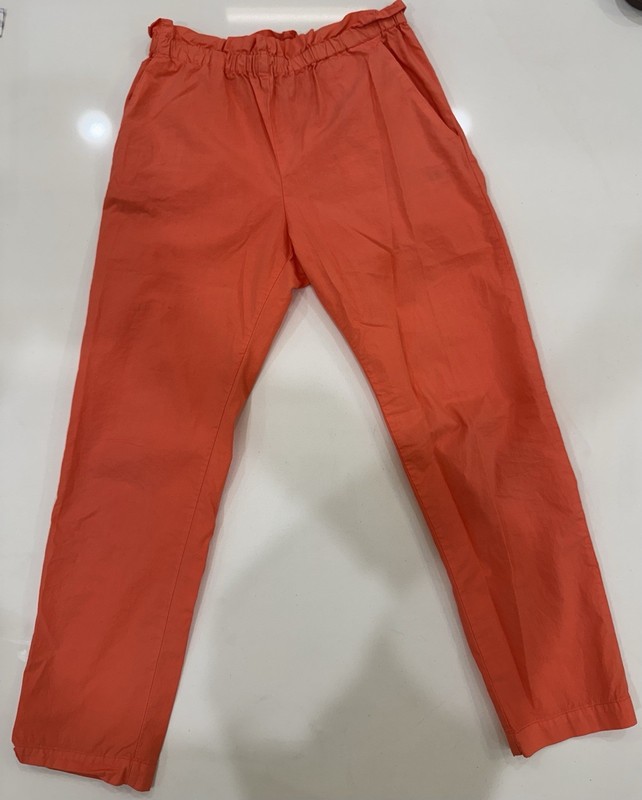 Bonpoint Girls Coral Color Light Cotton Summer Pants Size 10