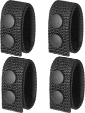 Ullnosoo Belt Keepers for Duty Belt, 8 Pack 1000D Nylon Tactical Keepers 2¼" wit