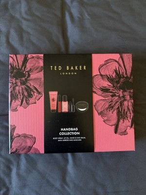 Ted Baker Handbag Collection Body Spray Lippenöl Mascara Hand Nagelbalsam Geschenkset 