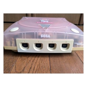 Sega Dreamcast Hello Kitty Limited Edition Skeleton Pink HKT-3000 Console USED