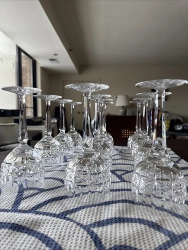Waterford Crystal Kylemore Vintage Goblet Wine Glasses