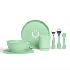 Ubbi Food-Grade Non-Toxic Toddler Feeding One Size, Sugar Snap Set