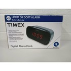 Silver Led Digital Clock Timex T121 Digital Alarm Clock Silver Black Red LED Display Battery ...