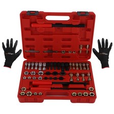 56x Thread Restorer Kit Rethread Repair Tools Unc Unf Metricthread Chaser Set