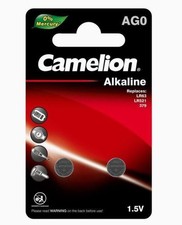 AG0 LR63 / 379 Alkaline Batteries - 2 Pack - Camelion