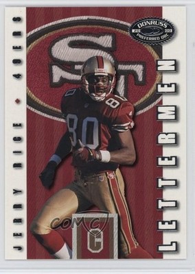 2000 Donruss Preferred QBC Lettermen 277/500 Jerry Rice #LM26 HOF 05k6