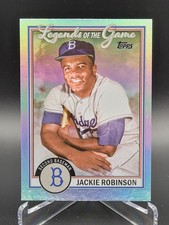 Reduced Starting Bid - 2023 Topps Legends of the Game Jackie Robinson #LG-5