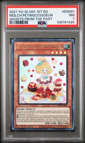 2021 YU-GI-OH! GHOSTS FROM THE PAST 1ST EDITION MADOLCHE PETINGCESSOEUR PSA 7