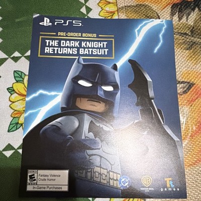 Warner Bros. LEGO DC Batman PS5 Pre-Order Bonus Dark Knight Batsuit