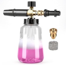 Schaumkanone Autowäsche 1L Schneeschaumlanze für Hochdruckreiniger Schaumpistole