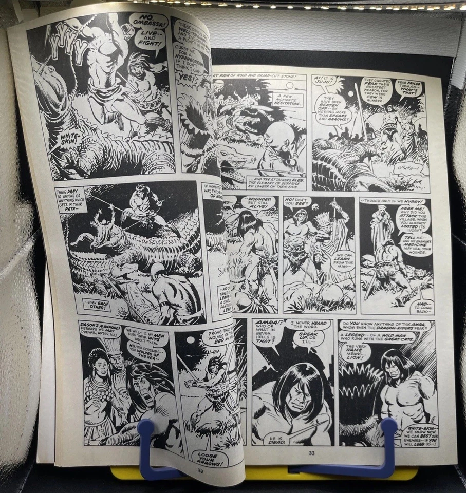 Revista Marvel 1991 Conan Saga #51 tamaño Roy Thomas, Robert E Howard Foto 3 de 4