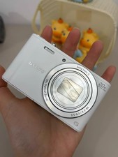 SONY Cyber Shot DSC-WX300 White Digital Camera 20x Zoom 18.2MP CMOS English