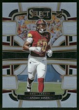 2023 Panini Select #98 Andre Jones Silver Prizms