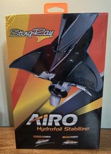 Boat Stingray AIRO Hydrofoil Stabilizer Fin  Whale Tail O/B Black 4hp-300hp