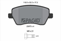 Bremsbelagsatz BremsklöTze FüR Renault Clio IV Bh_ Captur J5_ BR0/1 CR0/1