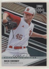 2020 Panini Elite Extra Edition Opti-Chrome Holo Prizm Nick Swiney #67 8x7