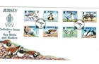 1998 JERSEY -  DEFINITIVES - SEA BIRDS & WADERS FDC FROM COLLECTION V11
