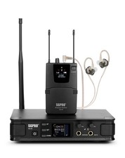 Wireless in-Ear Monitor System, IEM System Mono with Metal Transmitter, Bodyp...