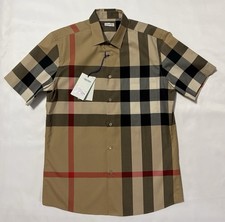 BURBERRY Shirt Check Large L Archive Beige New With Tags