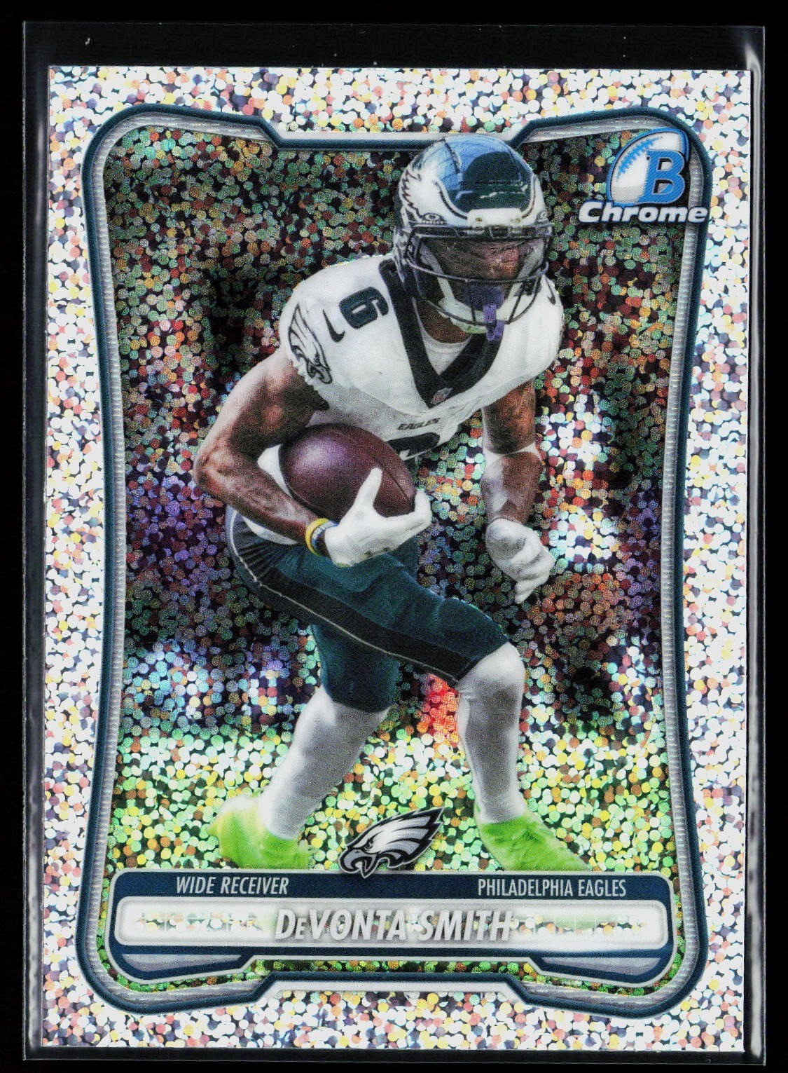 2026 Bowman - DeVonta Smith #BCV-81 Chrome Speckle Philadelphia Eagles