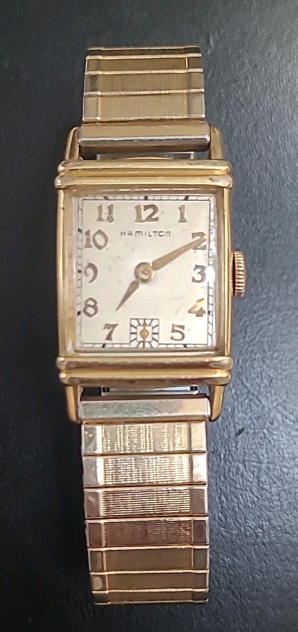 Vintage Watch Gents 1941 Hamilton Lester Cal. 982 14K GF Case