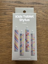 4Pack Kid-Friendly Stylus Pens for Touch Screens Kids Samrt Watch,Tablet,iPad