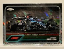 2024 Topps Chrome Formula 1 F1 #77 George Russell Logofractor