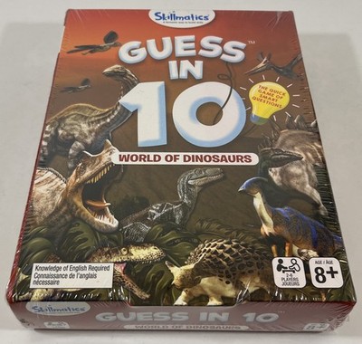 Skillmatics Guess In 10 World Of Dinosaurs Game - Brand New