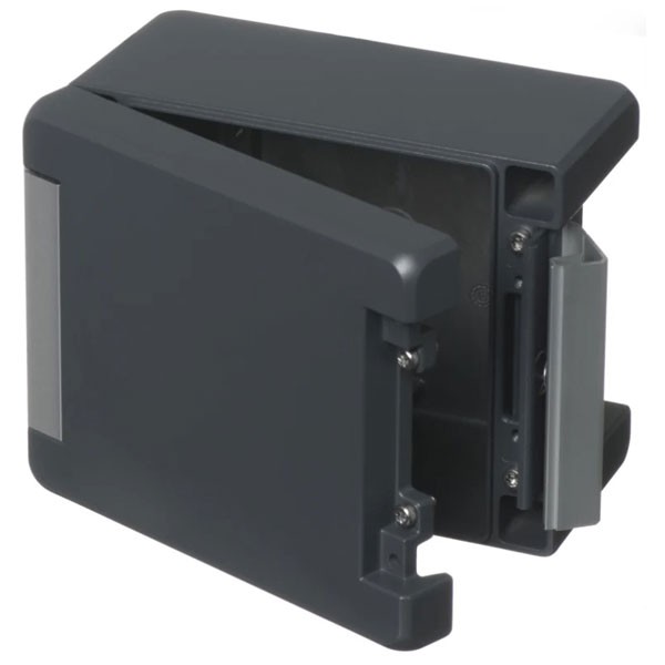 BOPLA BA 141309-7024 Bocube Alu Enclosure Smooth Lid 159 x 128 x 90 G Grey