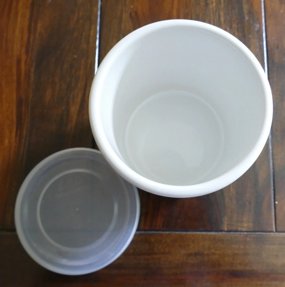 Große Dose Oliven Dekor Vorratsdose Porzellan Büchse Vorrat Behälter  14 cm - Bild 3 von 4