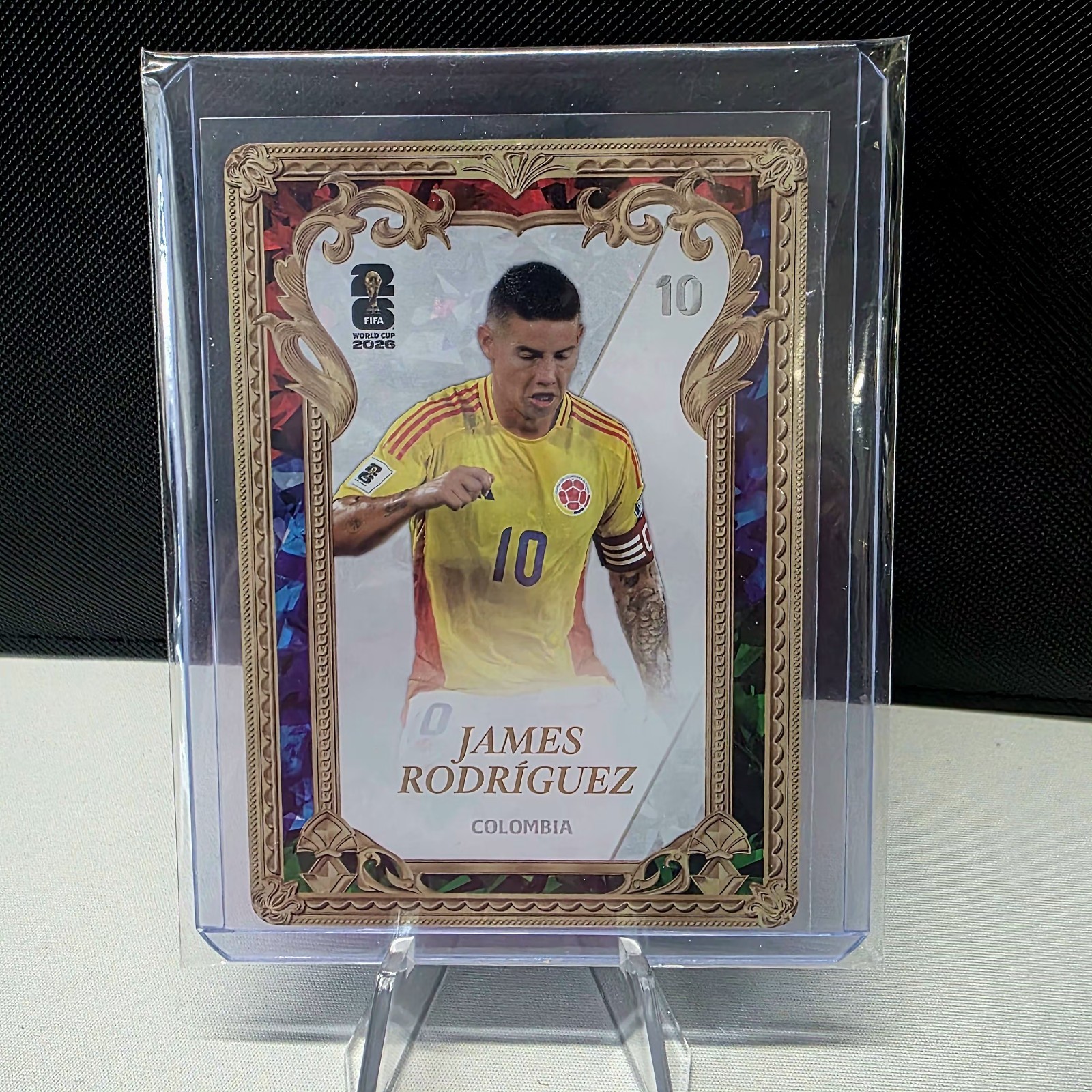 James Rodriguez 2026 Panini Kayou FIFA World Cup Colombia Gold Ornate Frame #10