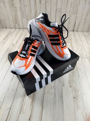 adidas Adistar XLG 2.0 Solar Orange HQ7468 Size 10 White Black Chunky Worn Once