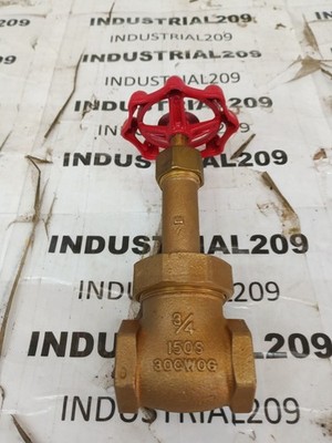 3/4'' KITZ 42T BRASS GATE VALVE THREADED CLASS:150 300 WOG