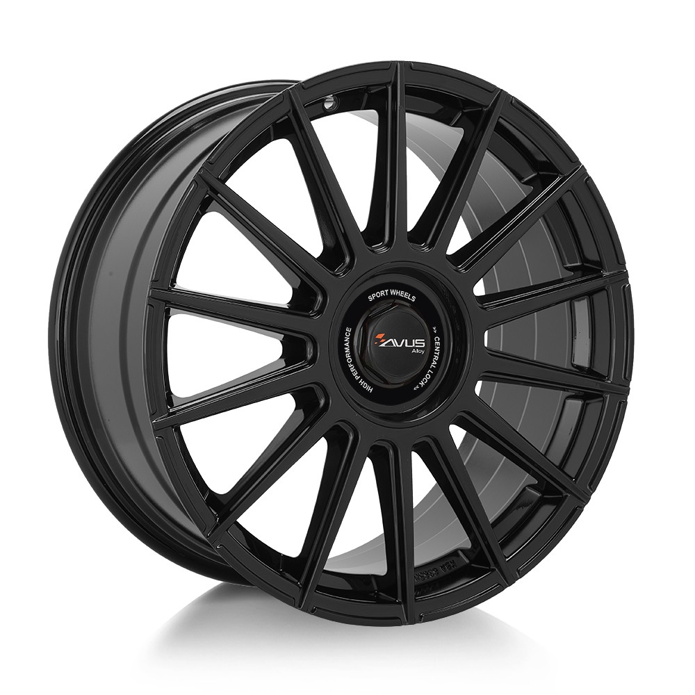 Kit 4 cerchi in lega NAD AVUS AC-M09 8x18 5 x 112 ET 35 Nero per AUDI