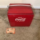 Vintage Drink Coca-Cola in Bottles Cooler1954  Model 201 Deluxe