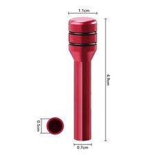 4 Pcs Car Interior Accessories Aluminum Door Lock Stick Knob Pull Pins Cover K