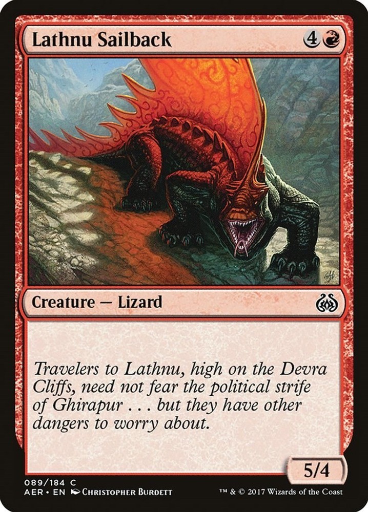 NM - Lathnu Sailback AER - 89 Aether Revolt