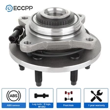 1 Pc Wheel Hub Bearing Assembly Front For Ford F-150 Expedition 4WD 6 Lug Only