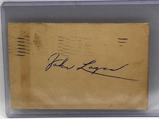 JOHNNY LOGAN SIGNED 1951 Martha Washington Postal Card Autograph Braves Rookie. rookie card picture