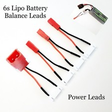 RCP-JRJST (4) 6s Balance Lead Power Leads - 1 Female JST Connector   4 Cables