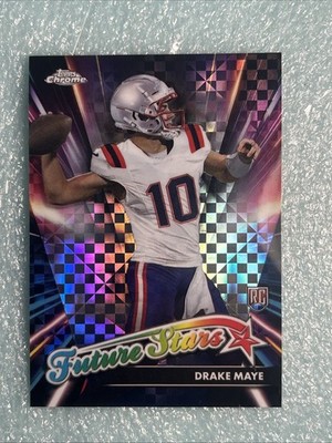 2024 Topps Chrome - Future Stars Drake Maye #FS-3 X-Fractor (RC) Grade It! 