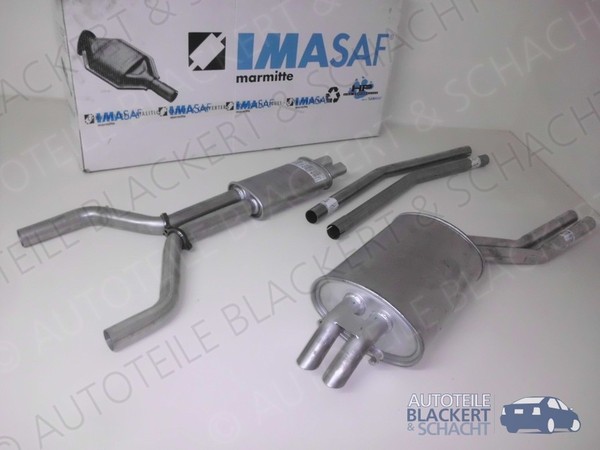 Imasaf Auspuffset Msd + Esd FüR Mercedes 450 Slc 5.0 + 500 Slc O. Kat C107 78-80-image
