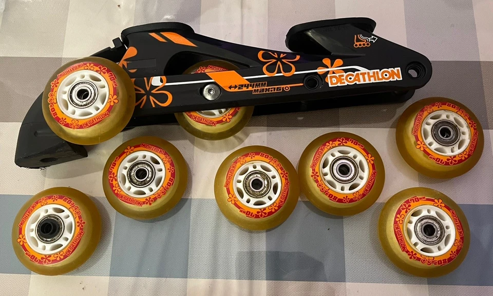 Roues de Rollers X8 - Roulements Impeccables - Décathlon - Photo 1/1