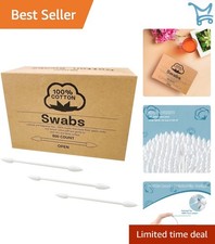 Precision Cotton Swabs Double-Pointed Makeup Applicators 1600pcs Small Size