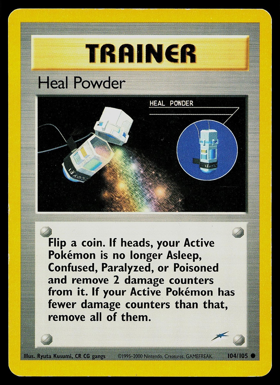 Pokemon Card Neo Destiny Heal Powder 104/105 Common