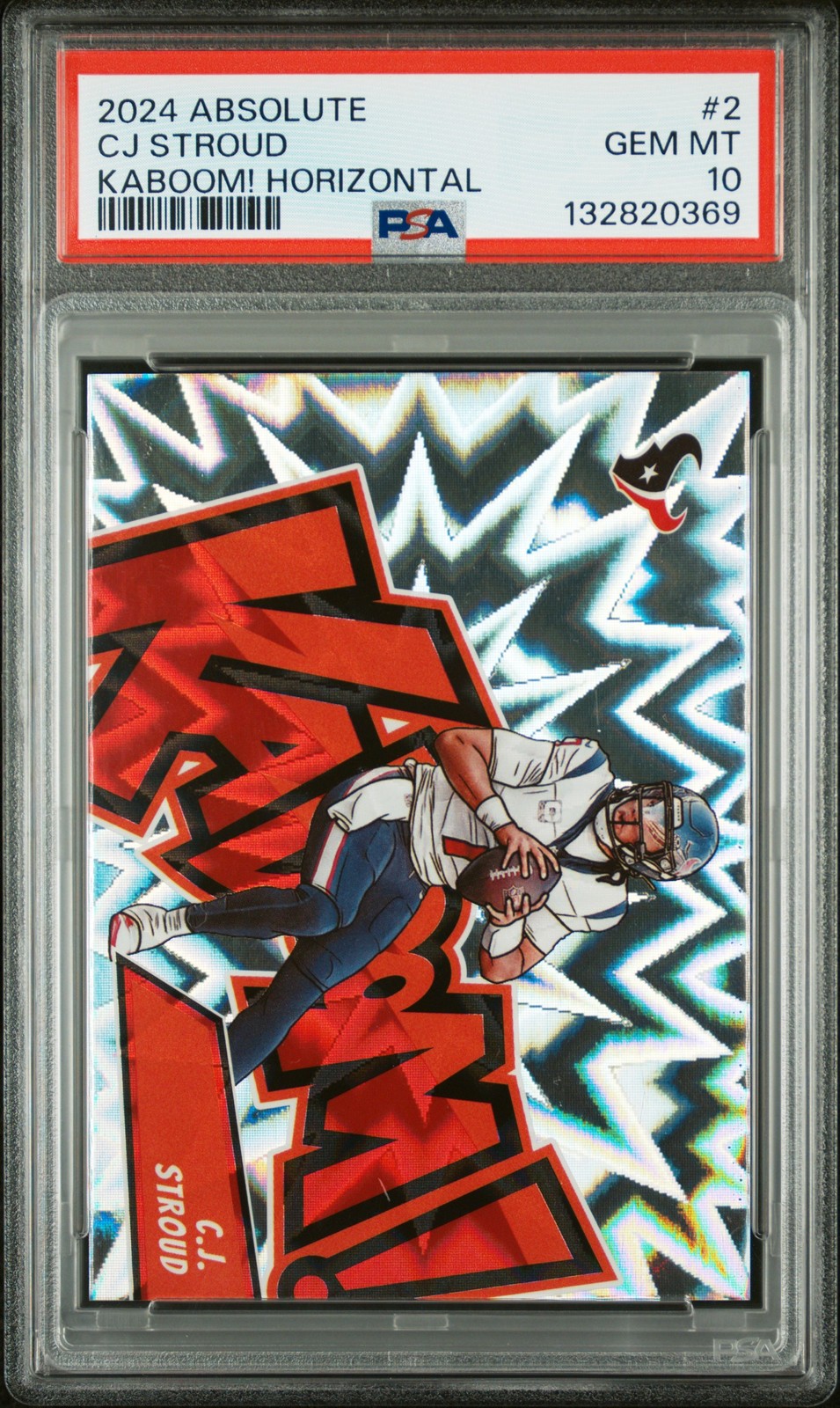 2024 PANINI ABSOLUTE KABOOM! HOR #2 CJ STROUD PSA 10